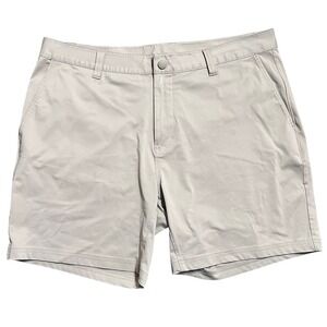 Rhone Mens‎ Commuter Shorts Khaki Size 36 Performance Stretch Casual
